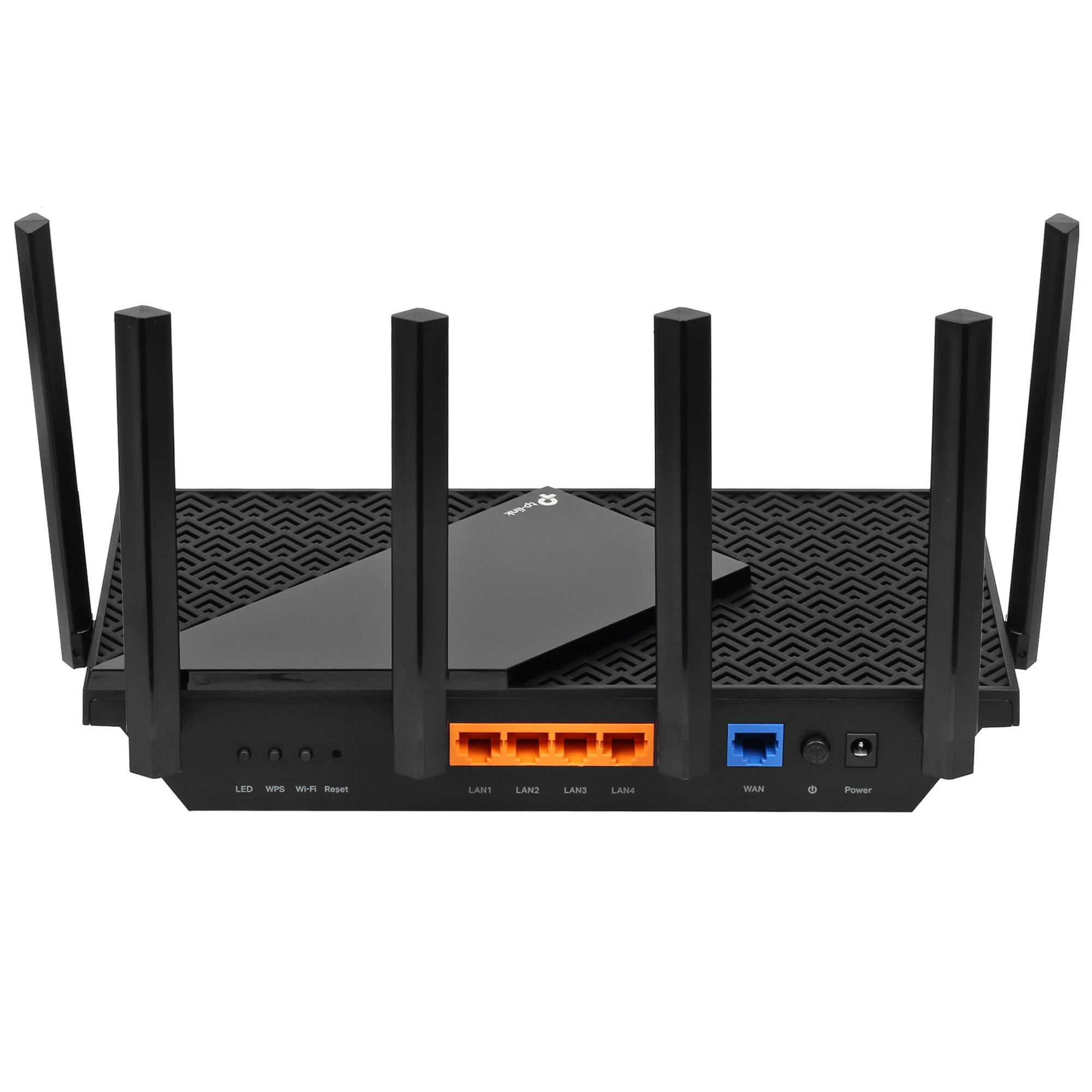 Роутер TP-Link Archer AX72 (AX5400***); IEEE 802.11a/b/g/n/ac; 574 Mbps + 4804 Mbps; 4xLAN 1000 Мбит/сек; 5378 Мбит/сек; 6 x 5 dBi; 1x USB 3.0