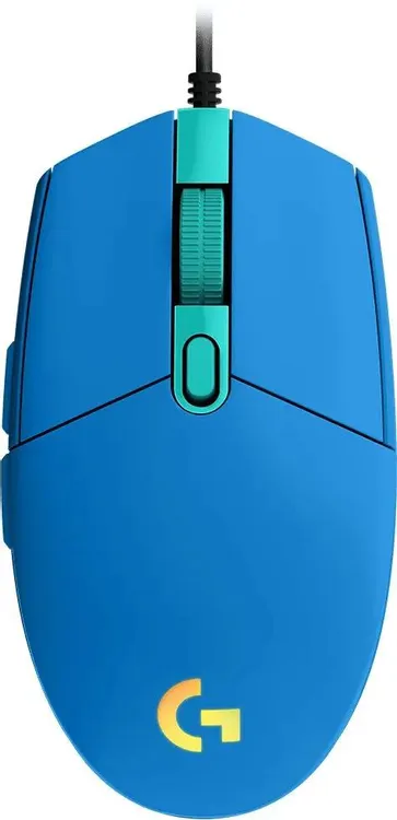 Мышь игровая Logitech G203 LIGHTSYNC (910-005798***); USB; оптический; 200 - 8000 dpi; 6 кнопок; колесо-кнопка; LED подсветка; синий