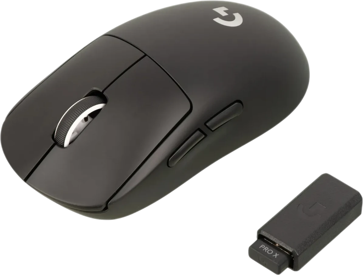 Мышь игровая Logitech G Pro X Superlight Black (910-005880); 2.4 ГГц; USB; оптический; 25600 dpi; 5 кнопок; колесо-кнопка; встроенный аккумулятор; чер