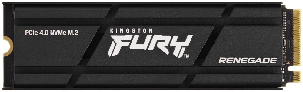 Накопитель SSD 2 ТБ Kingston Fury Renegade 2 ТБ (SFYRDK/2000G***); M.2 (2280); 7300Мб/с -  7000Mб/с; TLC; PCI-E Gen4 x4; RET; радиатор
