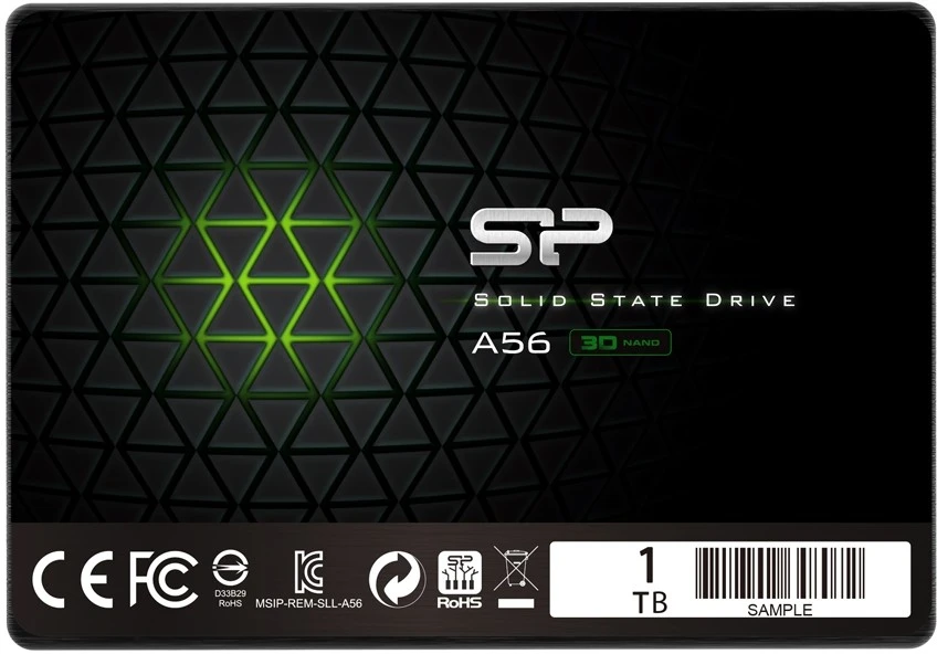 Накопитель SSD 1 TБ SILICON POWER Ace A56 (SP001TBSS3A56A25); 2,5"; 500Мб/с -  450Mб/с; 3D NAND