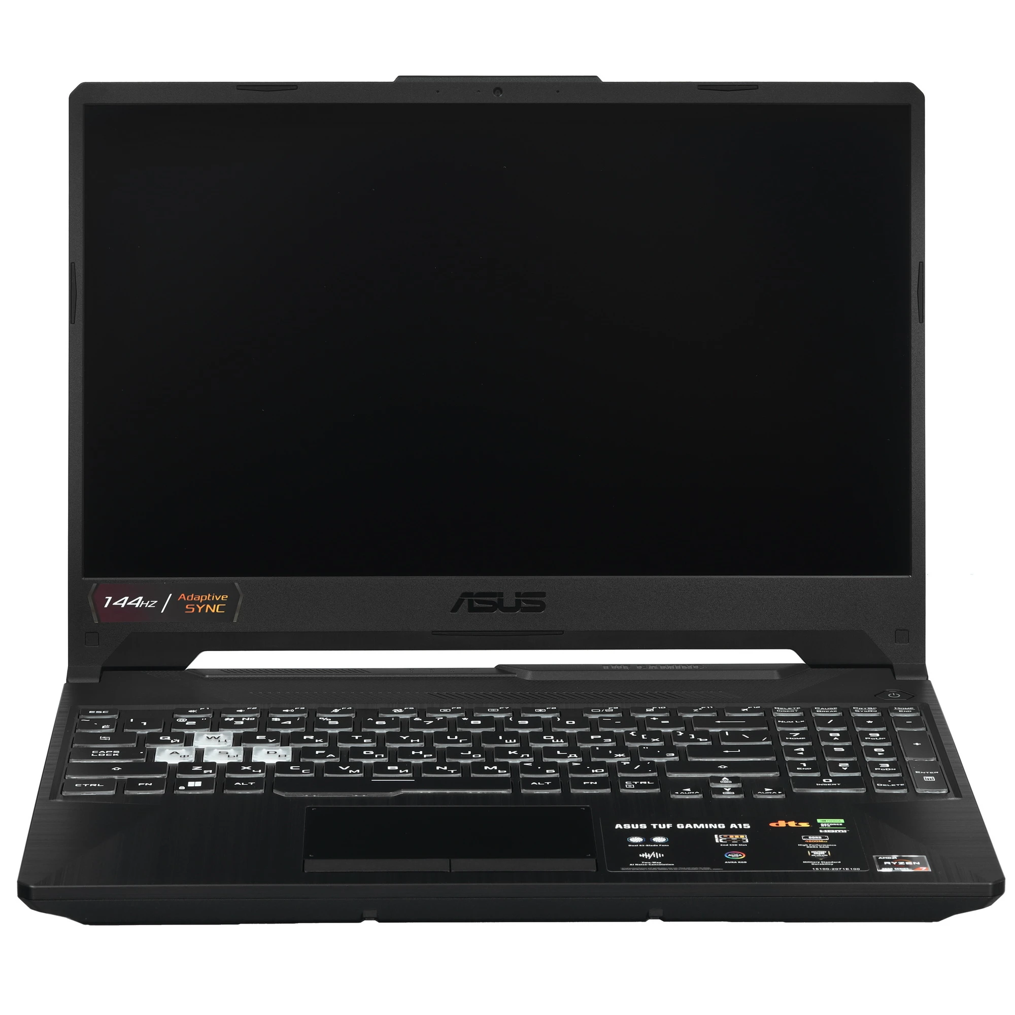 Ноутбук 15.6" Asus TUF Gaming FA506NCR-HN058 (90NR0JV7-M003Y0); 1920x1080 IPS 144 Гц; AMD Ryzen 7 7435HS; 16 Гб/512 Гб; NVIDIA GeForce RTX 3050 -; 4Гб