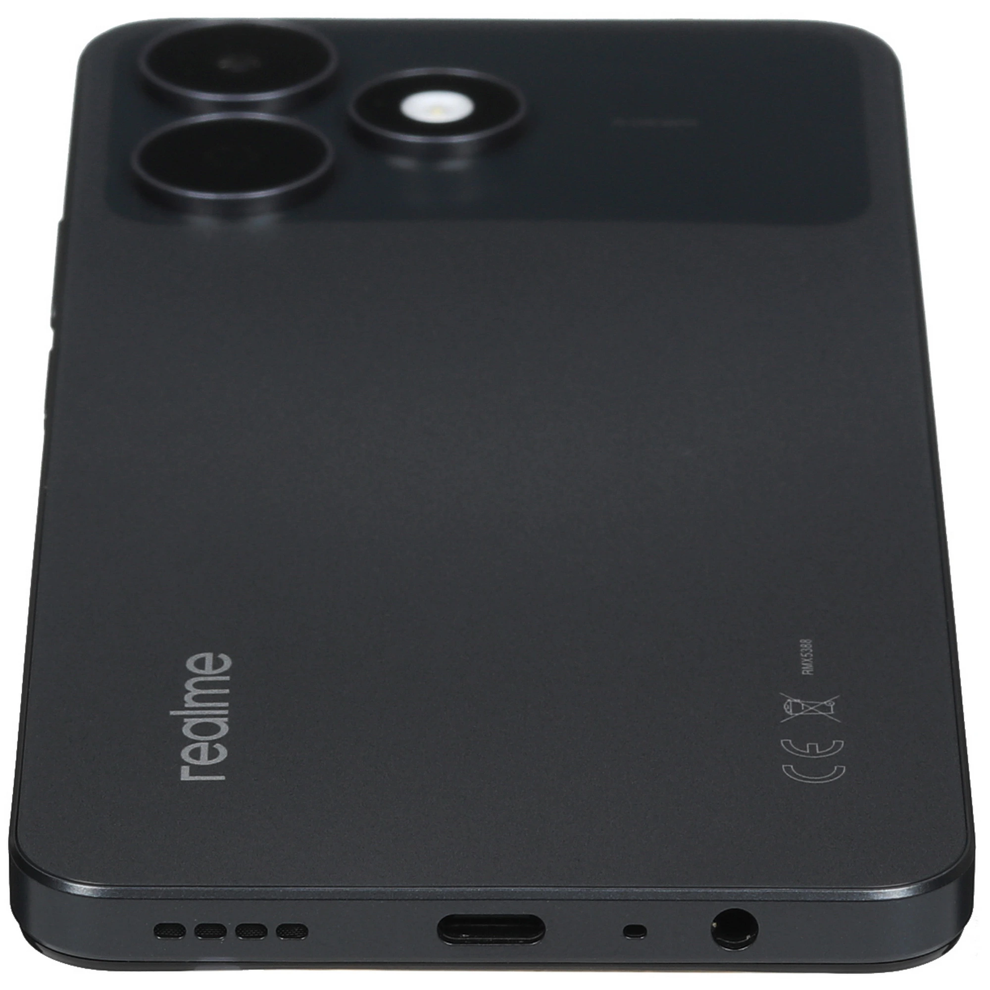 Смартфон 6.74" Realme Note 80 4Гб/128 Гб черный, IPS 90 Гц, 1600x720, Unisoc Tiger T615 8 ядер 1.8 Ггц, 8 Мп./5 Мп. BT5.2, Android 16, 6 300 мА/ч