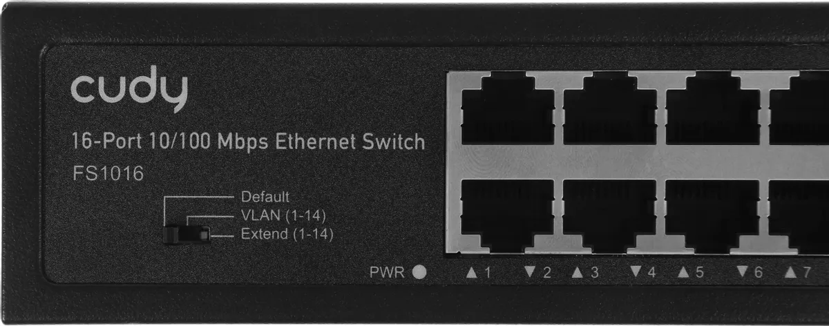 Коммутатор неуправляемый Cudy FS1016; Fast Ethernet (10/100); 16 портов