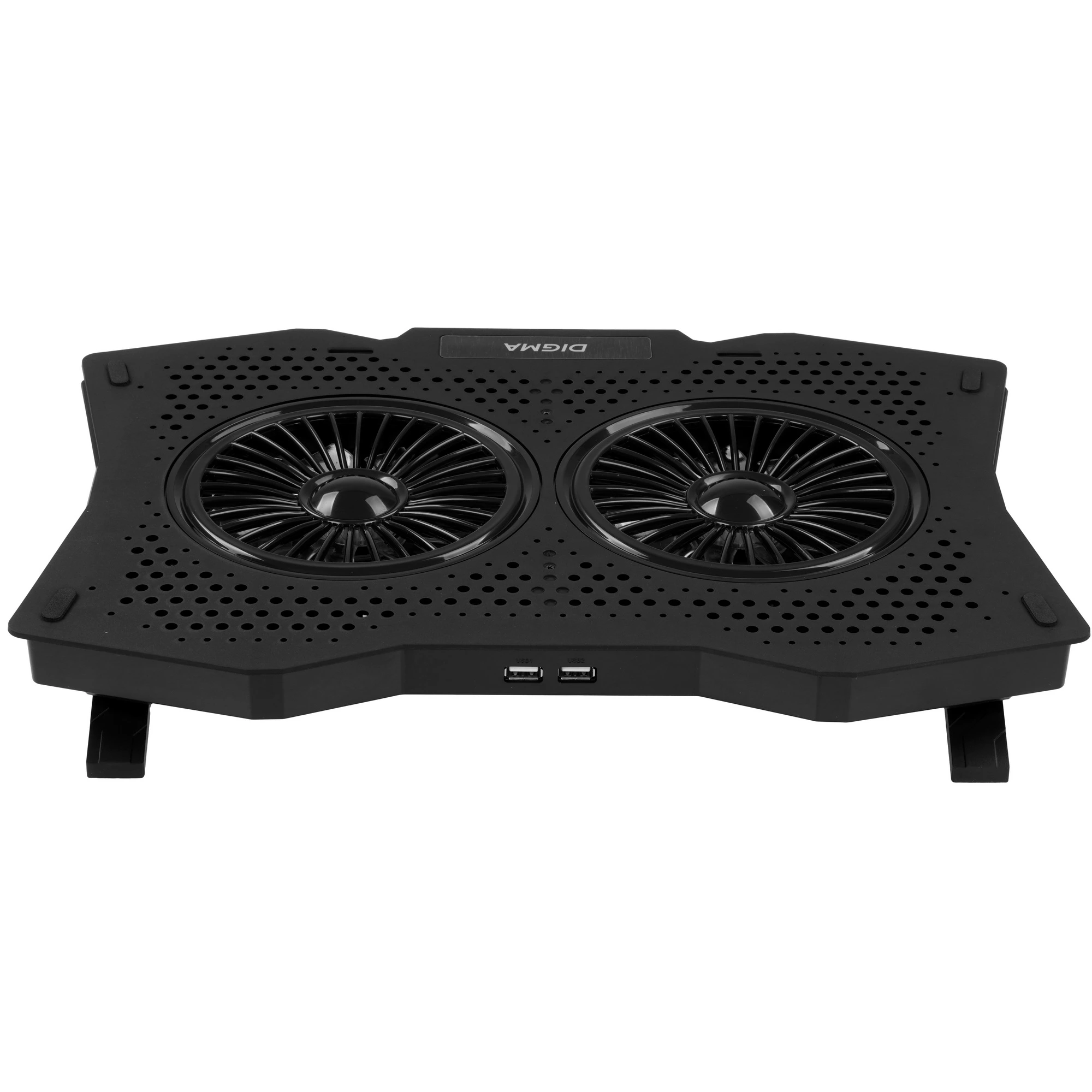Система охлаждения для ноутбука 18" Digma (D-NCP180-2X110); пластик; 1x110 мм, чёрный