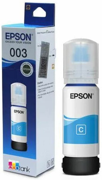Чернила для Epson 103 Cyan (OC-C13T00S24A***); голубой (cyan); L11XX/L31XX/L51XX