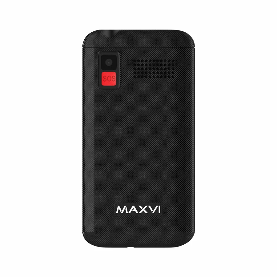 Мобильный телефон Maxvi B200 черный; 2.0"; TFT; 160x128; 0.3 Мп; 32 Мб/32 Мб; 1 400 мА/ч
