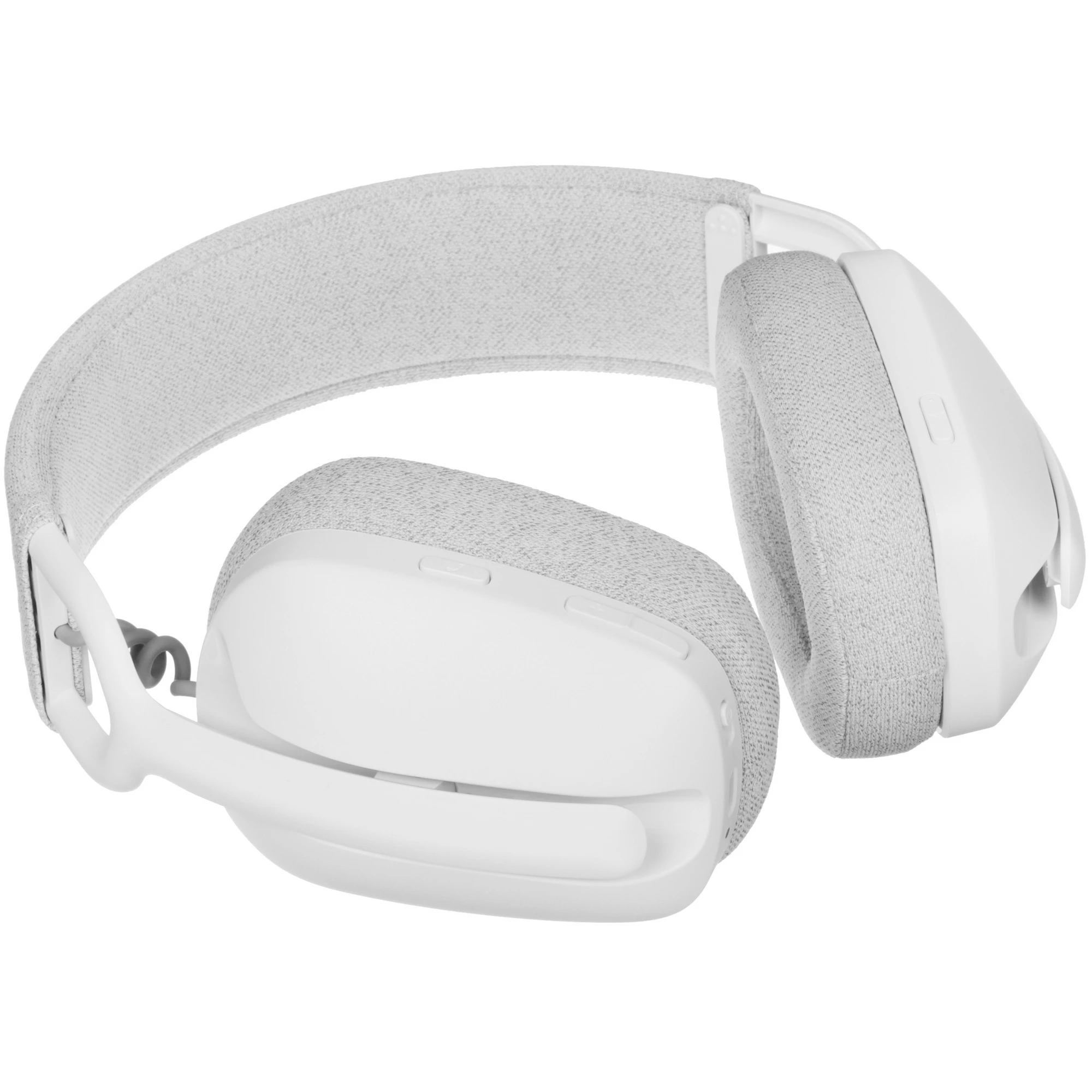 Гарнитура беспроводная Logitech ZONE Vibe 100 Off White (981-001219); игровая; Bluetooth; оголовье; 20 - 20 кГц; 40 Ом; 20 ч; белый