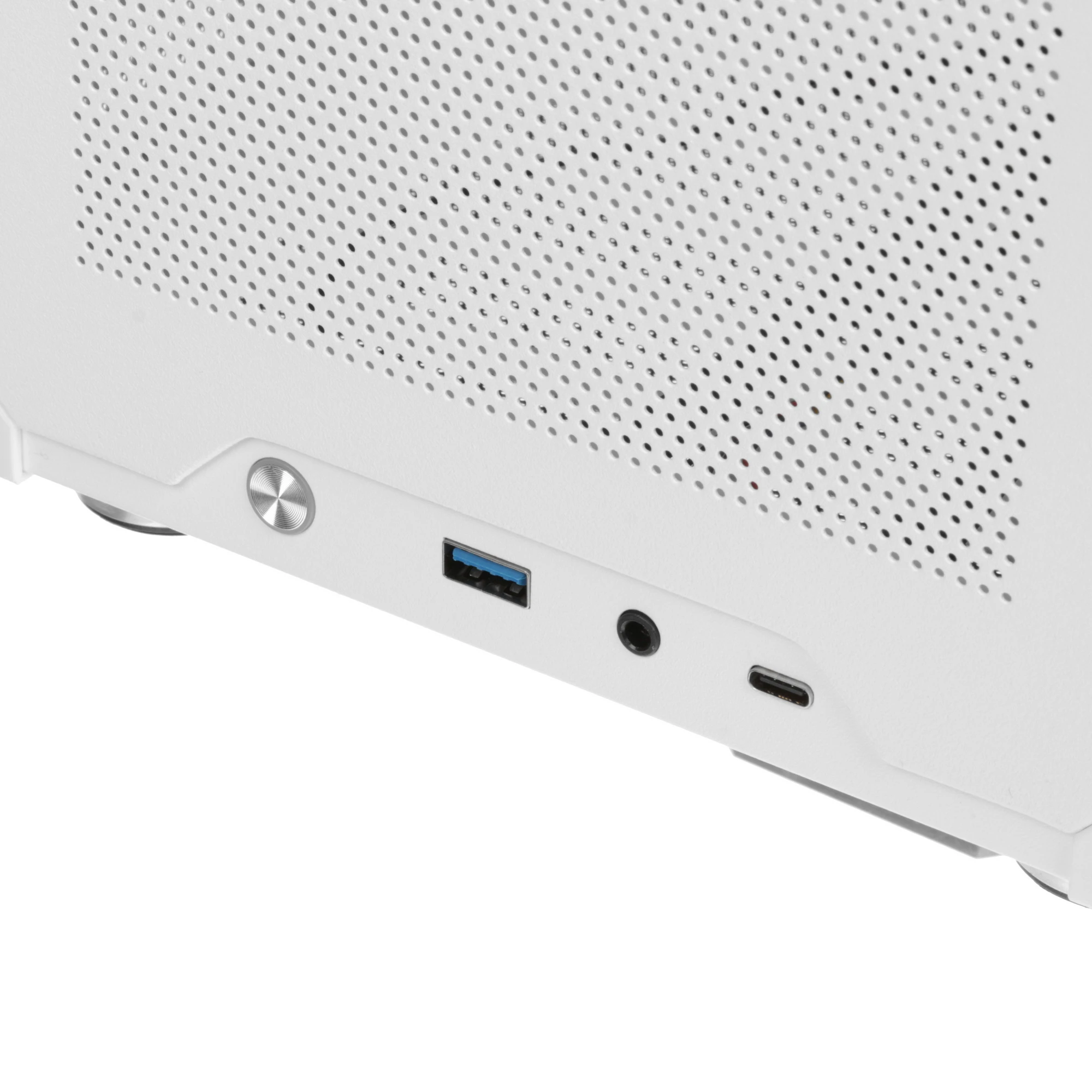 Корпус JONSBO C6 White; micro-ATX; Mini-Tower; без БП; сталь; 1xUSB 3.X; 1xUSB 3.X Type C; 1x jack 3.5 mm Mic/Aud; белый