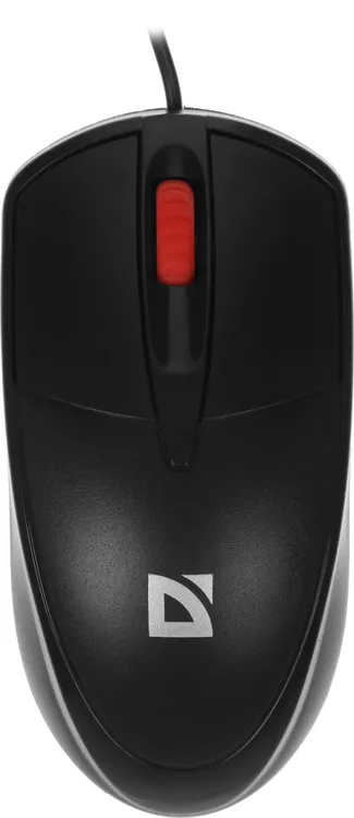Мышь проводная Defender Icon MB-057 (52057); USB; оптический; 1000 dpi; 2 кнопки; колесо-кнопка; черный