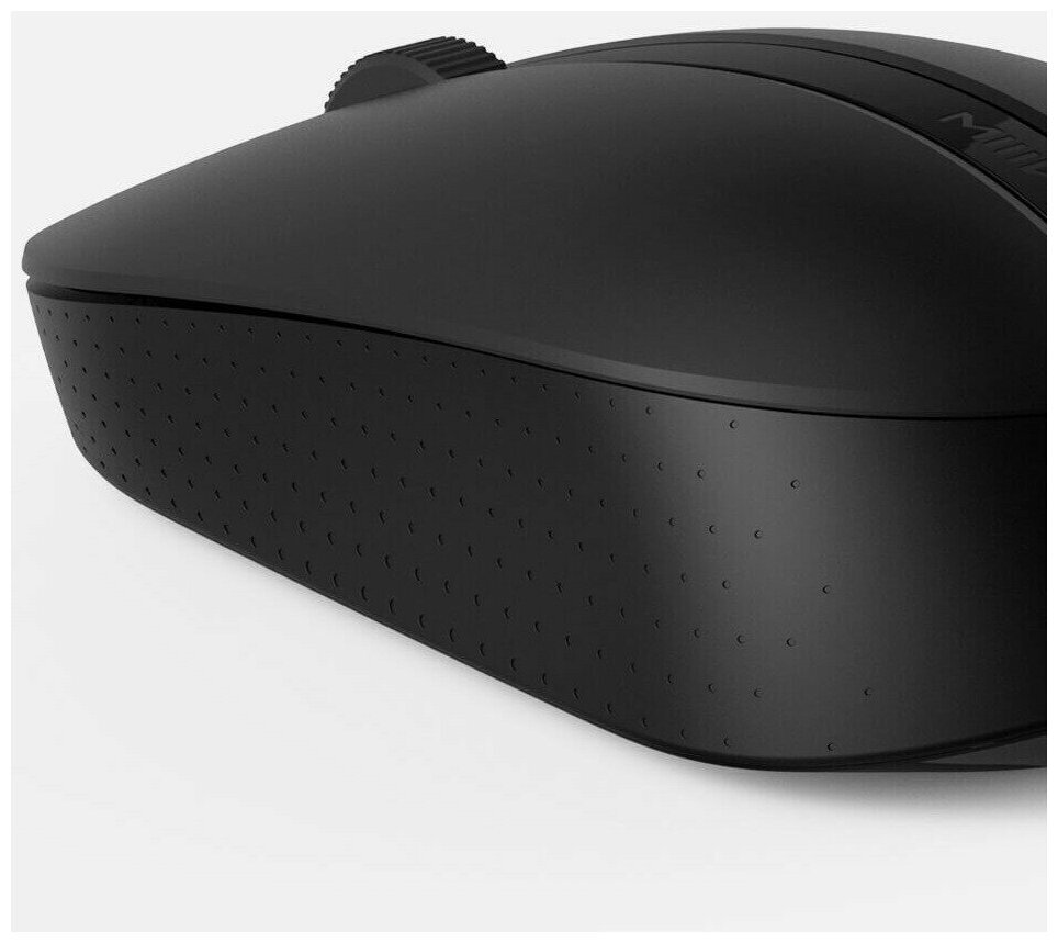 Мышь беспроводная Xiaomi MIIIW Wireless Mute Mouse MWMM01 Black; 2.4 ГГц; USB; 1000 dpi; 3 кнопки; колесо-кнопка; 2xAAA