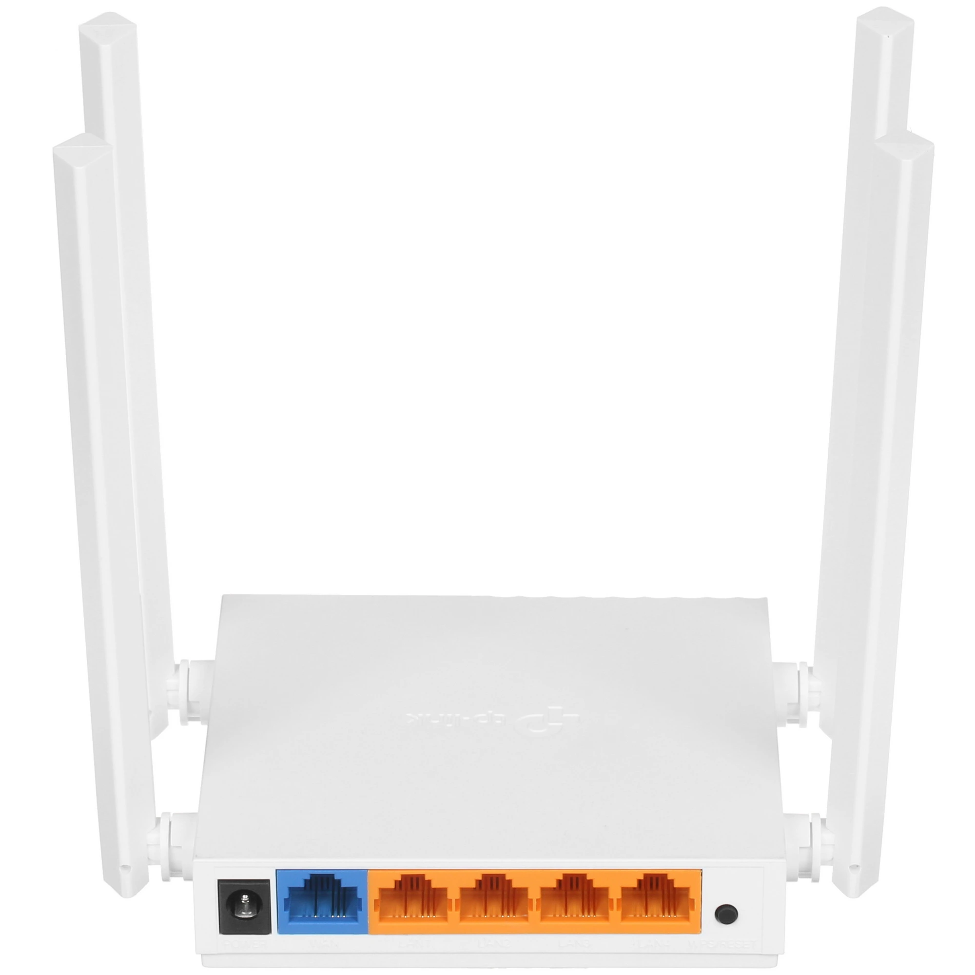 Роутер TP-Link Archer C24 (AC750***); IEEE 802.11a/b/g/n/ac; 300 Mbps + 433 Mbps; 4xLAN 100 Мбит/сек; 733 Мбит/сек; 4 x 5 dBi