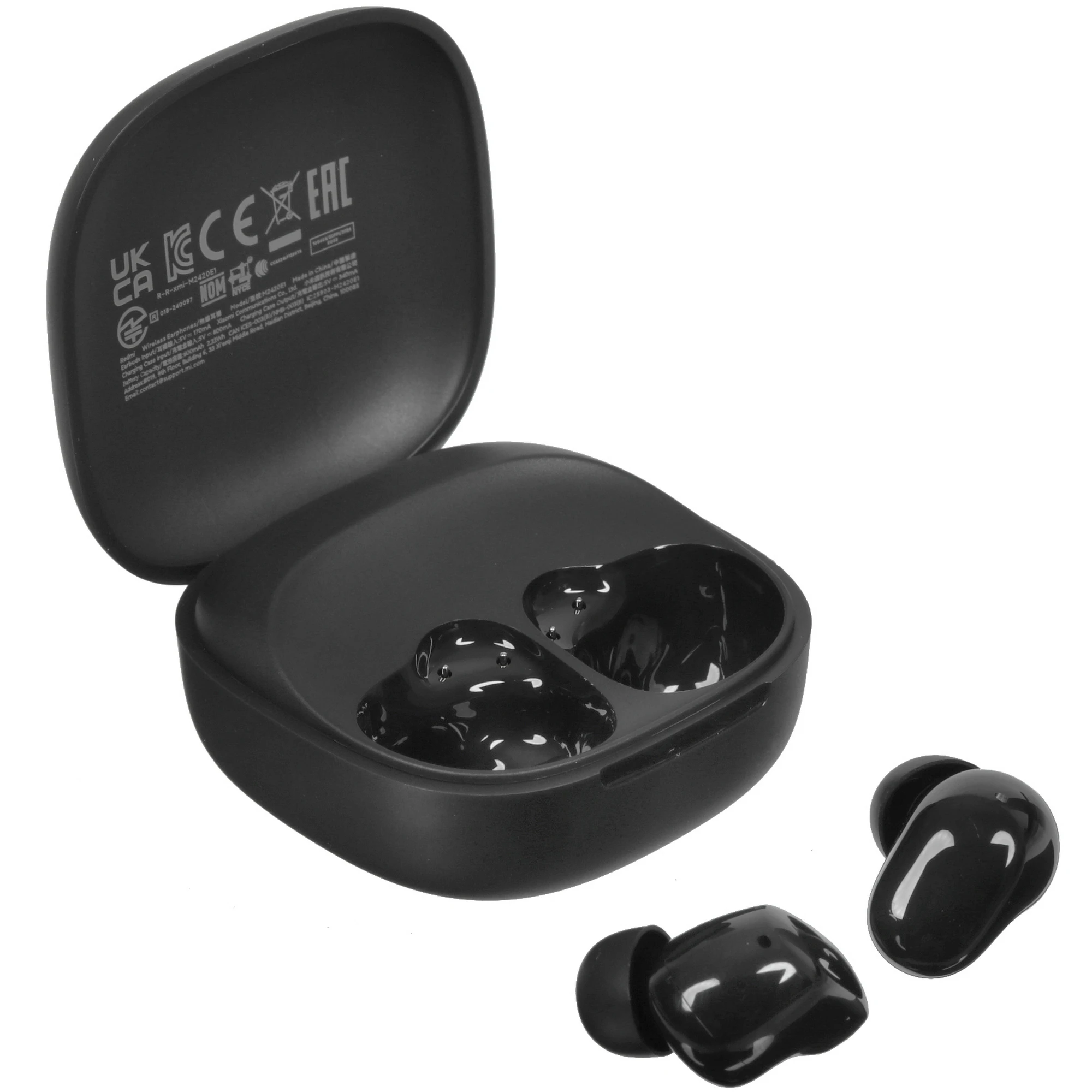 Гарнитура беспроводная Xiaomi Redmi Buds 6 Play Black (BHR8776GL); внутриканальные; bluetooth 5.4; 20 Гц - 20 кГц; 16 Ом; встроенный микрофон; кейс-за