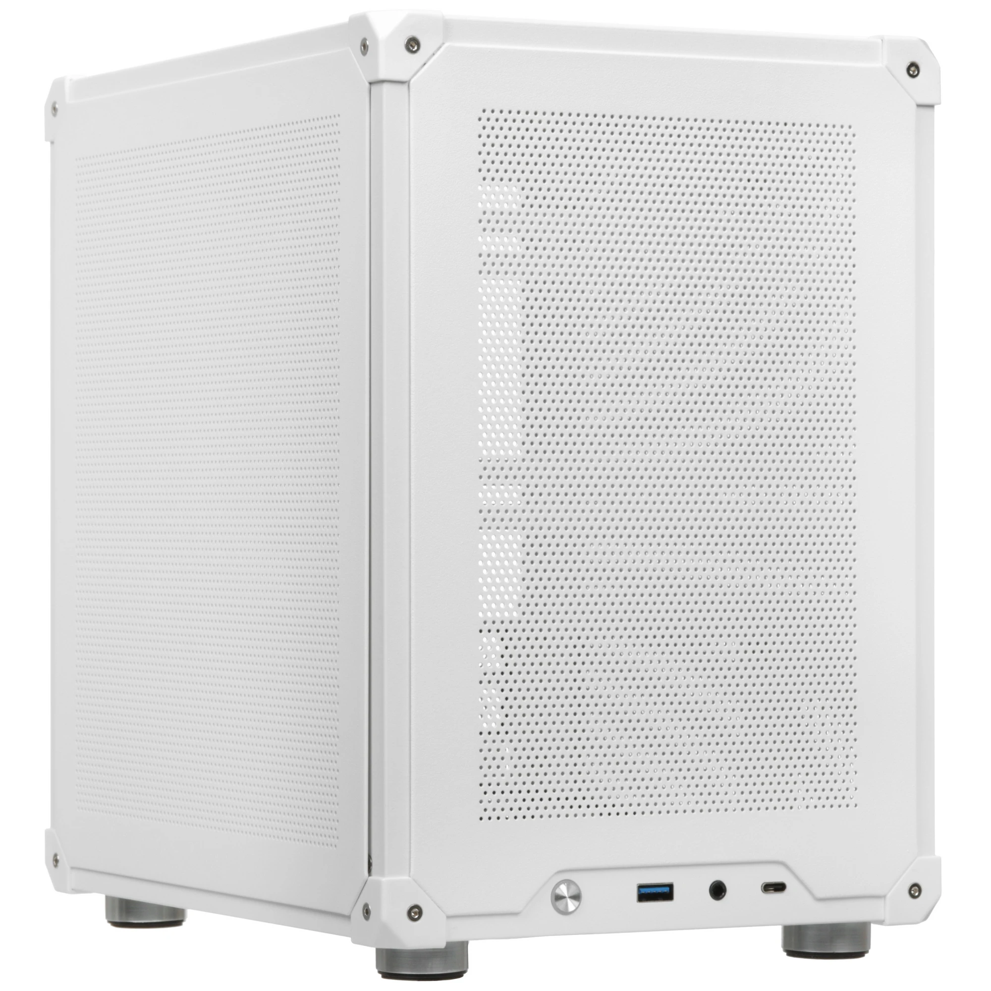Корпус JONSBO C6 White; micro-ATX; Mini-Tower; без БП; сталь; 1xUSB 3.X; 1xUSB 3.X Type C; 1x jack 3.5 mm Mic/Aud; белый