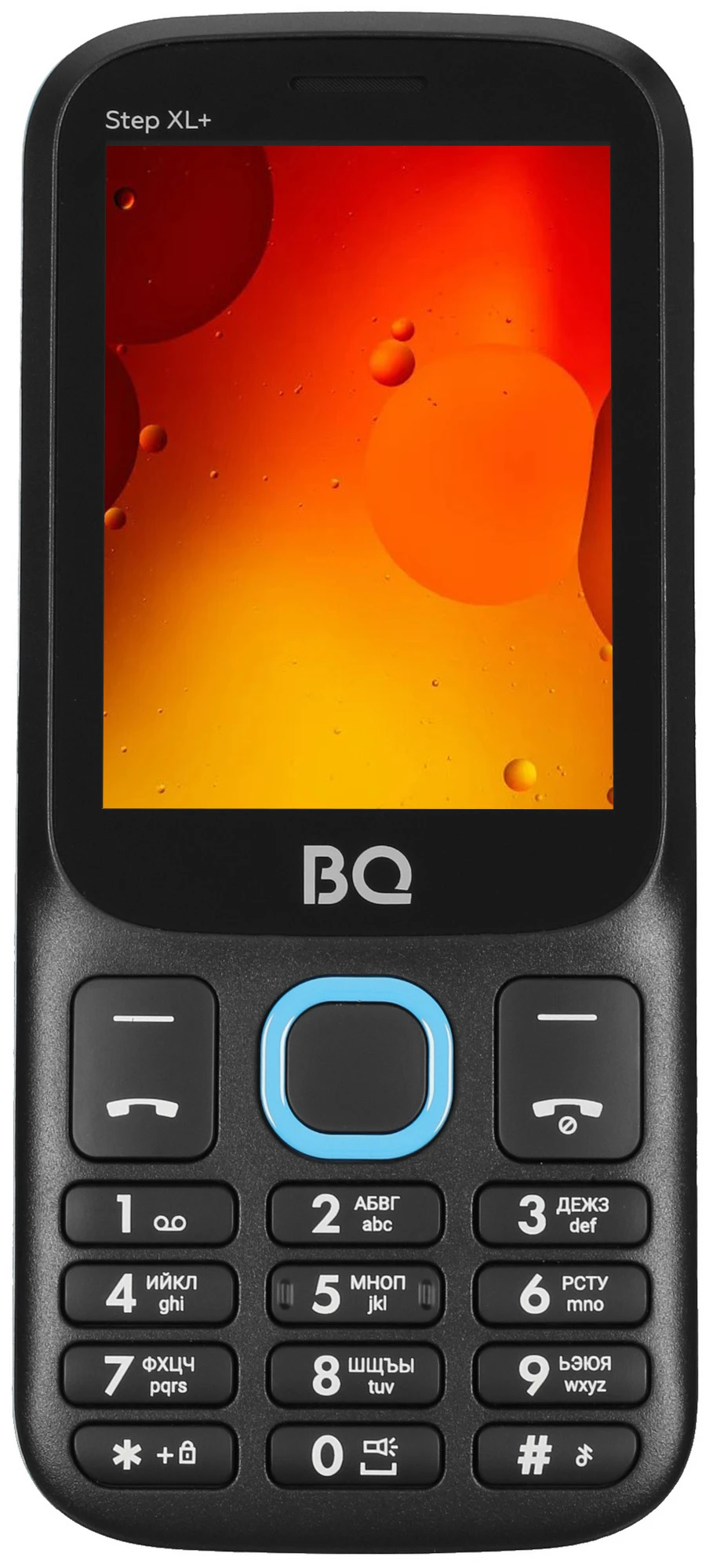 Мобильный телефон BQ Step XL+ (BQ-2820***) черный+синий; 2.8"; TFT; 240x320; нет камеры; 32 Мб/32 Мб; 1 000 мА/ч