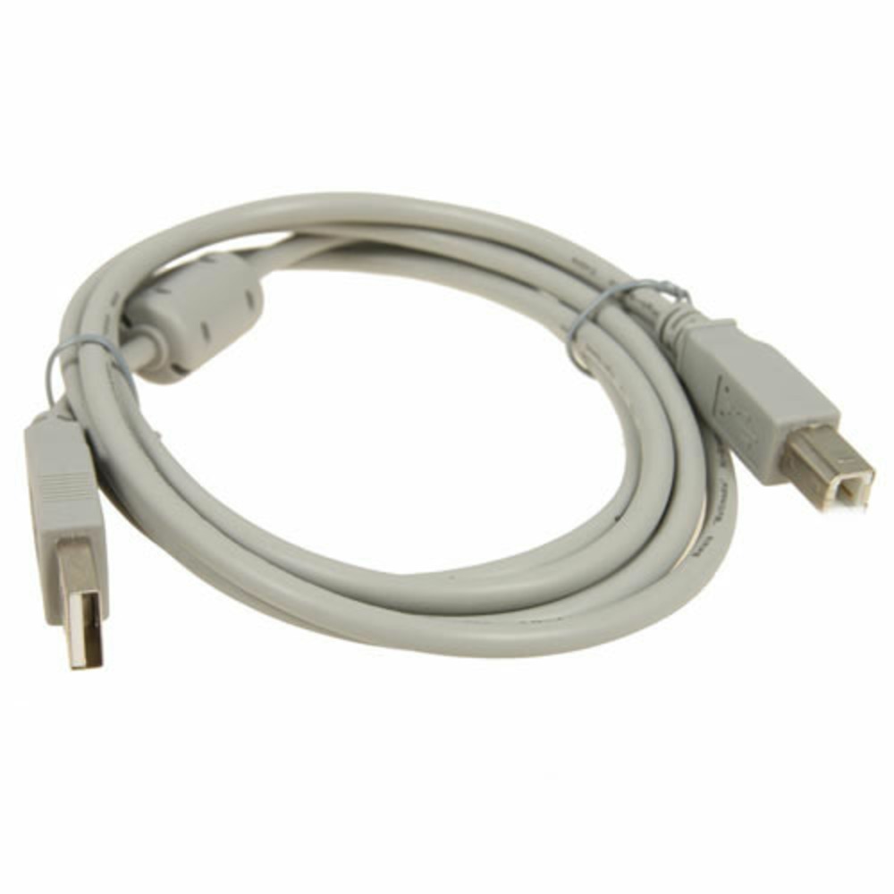 Кабель USB 2.0 AM/BM Belsis (BW1712); USB 2.0 Тип A; USB 2.0 Тип B; с ферритовым фильтром; 3 м; серый