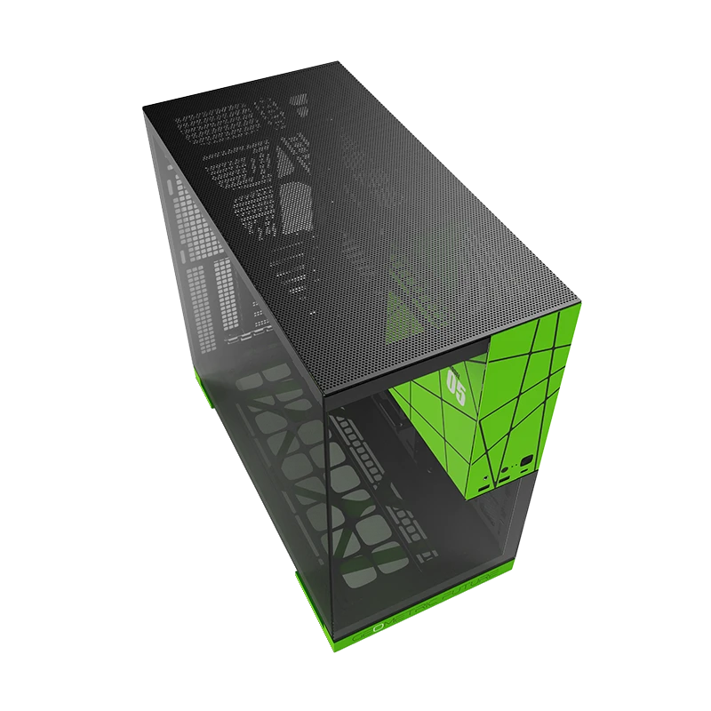 Корпус Geometric Future Model 5 NV Style Limited Edition (1AM5WKNV00100); E-ATX; Middl-Tower; без БП; 2xUSB 3.X, 1xUSB 3.X Type-C,1x jack 3.5 mm Mic/A