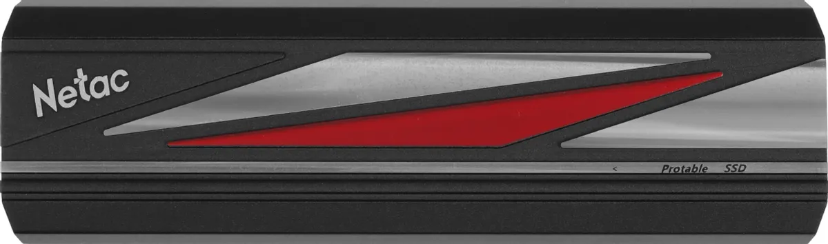Внешний SSD 1 ТБ Netac ZX20L (NT01ZX20L-001T-32BK); USB 3.2 Type C; чёрный