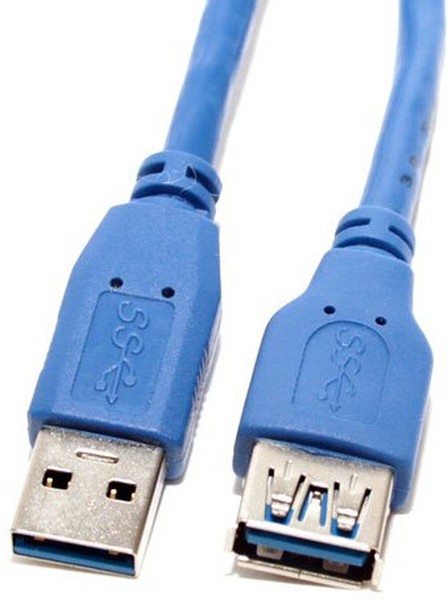 Кабель USB 3.0 AM/AF 5bites (UC3011-018F); 1,8 м; синий