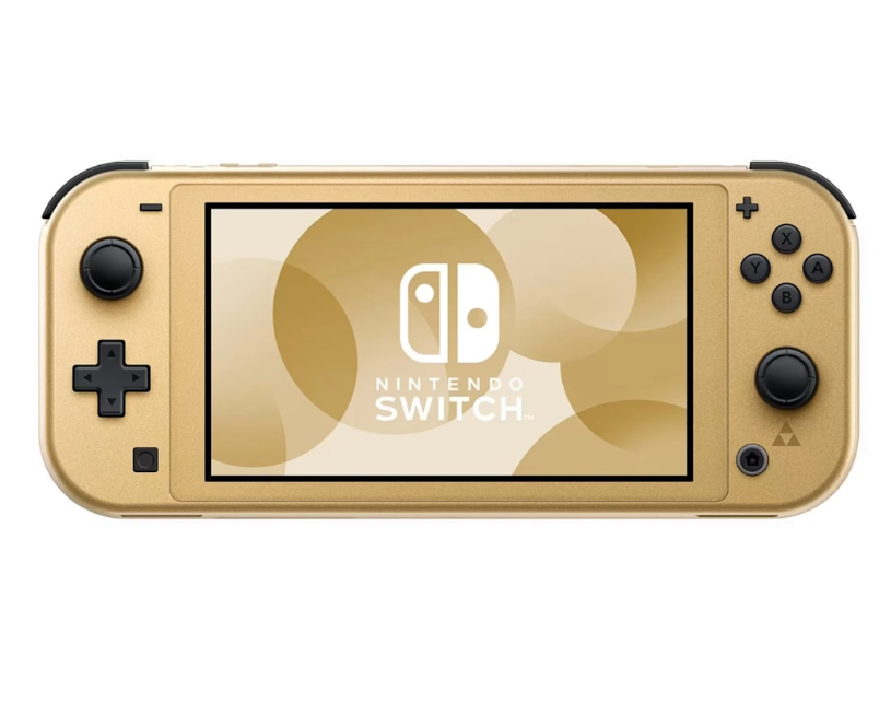 Игровая приставка Nintendo Switch Lite Hyrule Edition (чип+SD256Gb+игры)