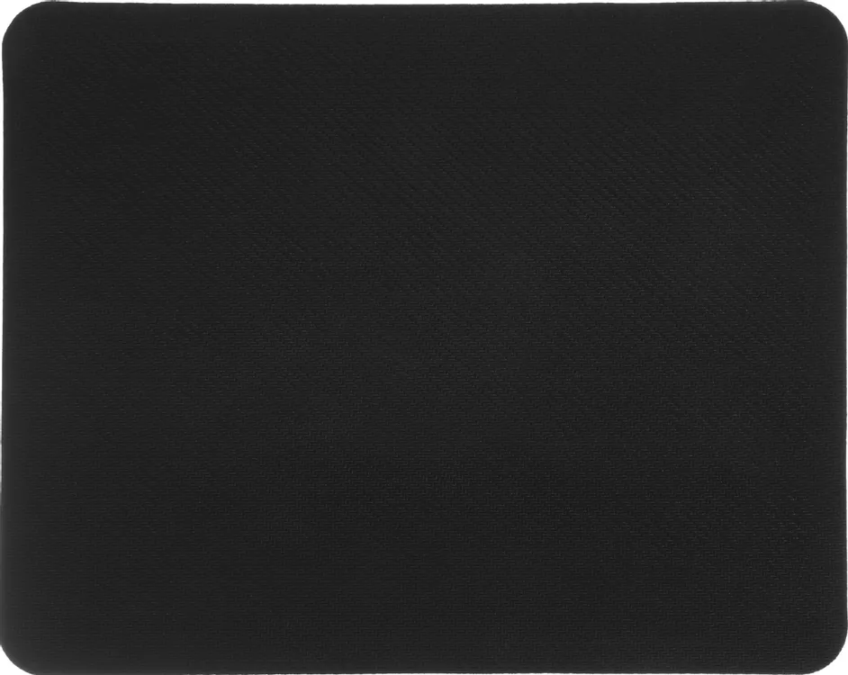 Коврик для мыши Defender BLACK ONE (50016***); ткань + резиновая основа; 250 х 200 х 2 мм; чёрный