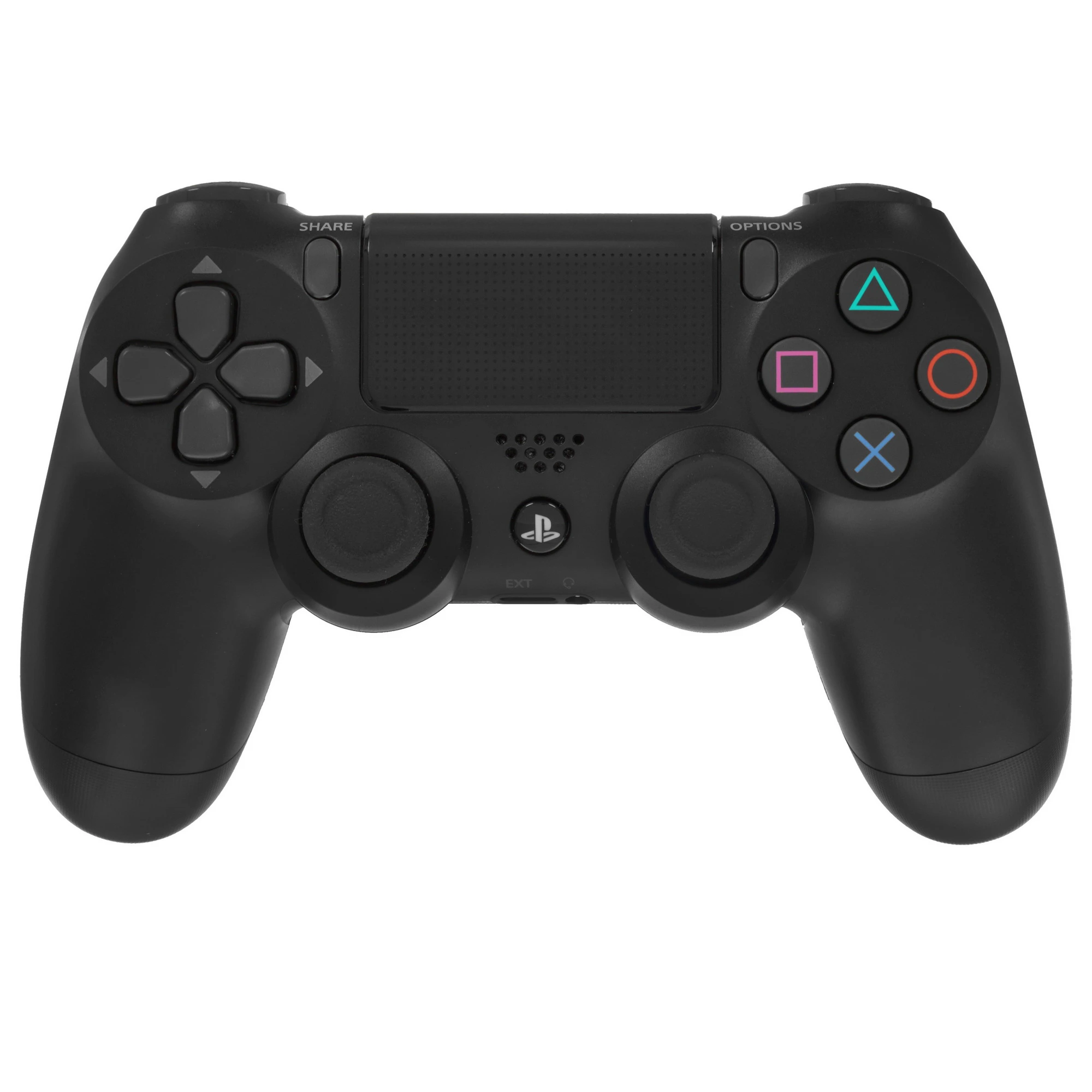 Геймпад беспроводной Sony PlayStation DualShock4 (CUH-ZCT2E); PS4; 2 мини-джойстика; обратная связь; аккумулятор; чёрный