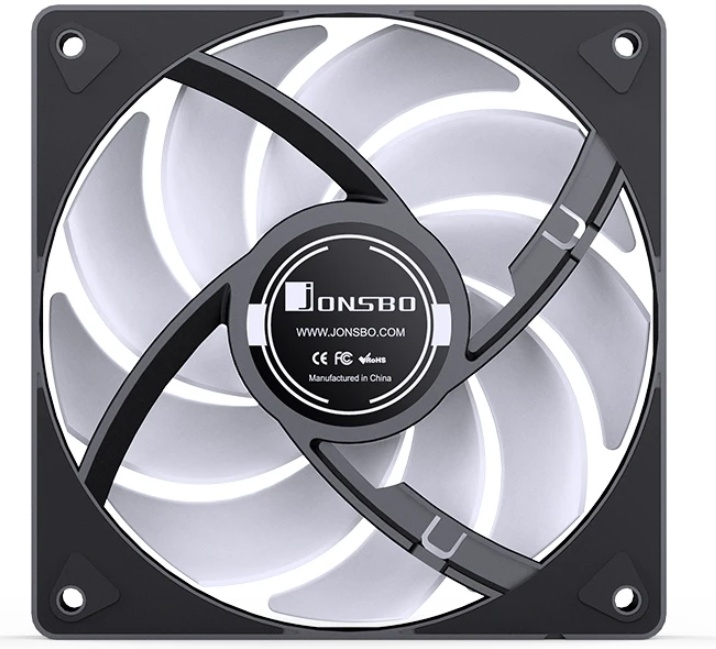 Кулер для процессора 120 мм JONSBO CR-3000E Black (CR-3000E Color Black), 2x120 мм, 4 pin, ARGB, 600-1600 об/мин, черный, 260 Вт, 34 дБ,6 трубок