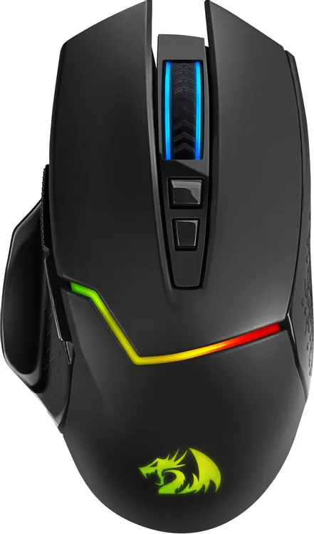 Мышь беспроводная Redragon MIRAGE PRO (71432***); 2.4 Ггц; USB; оптический; 8000 dpi; 8 кнопок; колесо прокрутки с подсветкой; Li-pol аккумулятор, 700