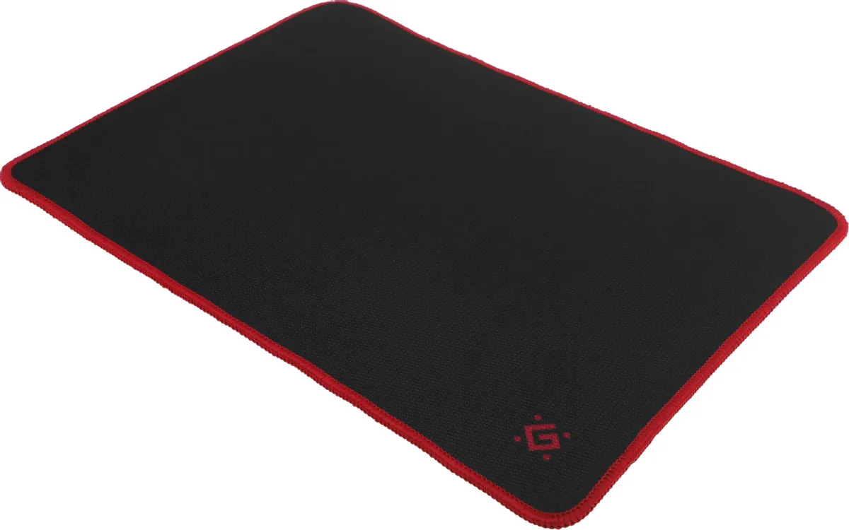 Коврик для мыши Defender Black M (50560***); ткань + резиновая основа; 360 х 270 х 3 мм; чёрный