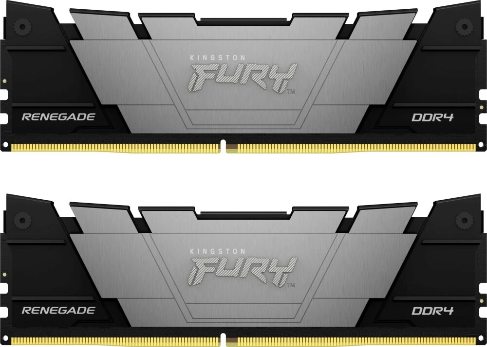 Модуль памяти DDR4 32 Гб (2x16 ГБ) Kingston FURY Renegade (KF432C16RB12K2/32); 25600 MБ/с; 3200 МГц; радиаторы