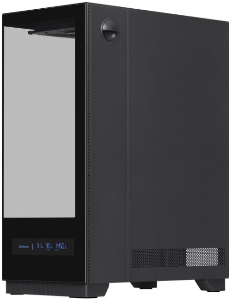 Корпус Defender HyperHub Pro ARGB Black (25141); ATX; Midi-Tower; без БП; 3x120 мм; LED дисплей; 3xUSB,1x jack 3.5 mm Mic/Aud; чёрный