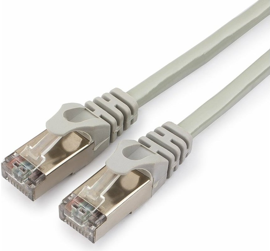 Кабель патч-корд Cablexpert PP6-3M (045384), FTP, Cat.6, 26 AWG, омеднённый алюминий, литой, 3 м, серый