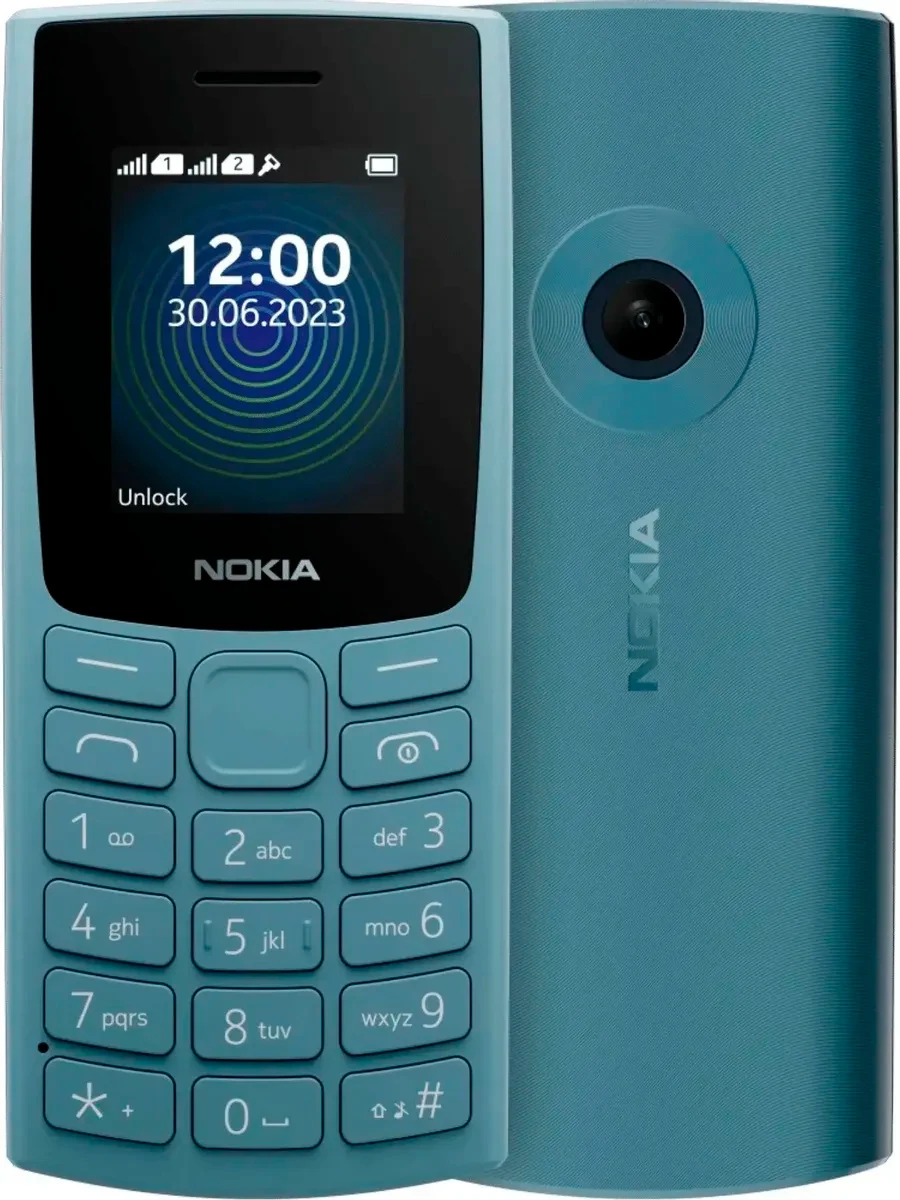 Мобильный телефон Nokia 110 DS (TA-1567) синий; 1.8"; TFT; 320x240; 0.8 Мп; 48 Мб/48 Мб; 1 450 мА/ч