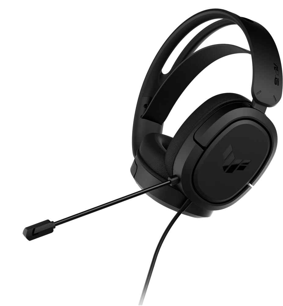 Гарнитура игровая Asus TUF Gaming H1 Black (90YH03A2-B1UA00***); оголовье; 42 - 17 000 Гц; 32 Ом; 1,2 м + 1,2 м; микрофон; 2 x 3,5 мм (mini-jack); 1 x