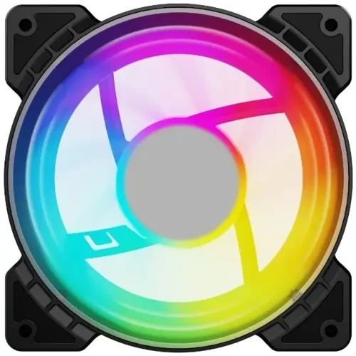 Вентилятор 140 мм Powercase M6-14-LED***; 4-pin; 900 об/мин; 20 дБ; пластик; подсветка