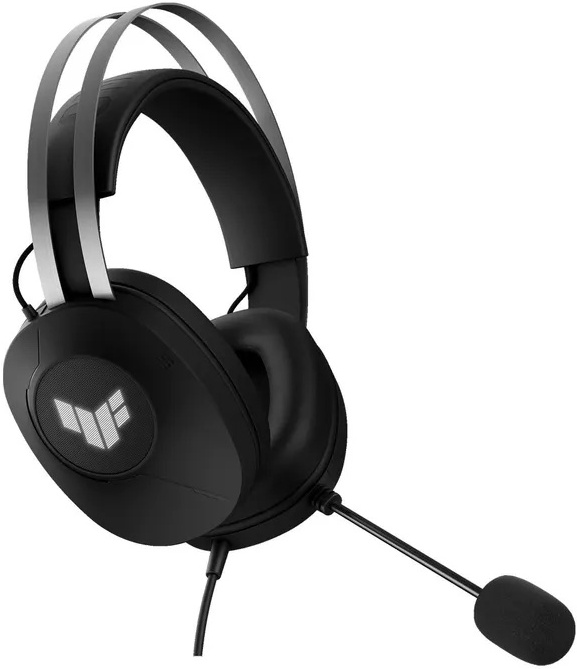 Гарнитура игровая Asus TUF Gaming H1 Gen II Black A302 (90YH044B-BHUA00); оголовье; 20 Гц- 20 кГц; 32 Ом; USB; 2,0 м; микрофон; виртуальный звук 7.1;