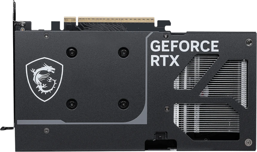 Видеокарта MSI GeForce RTX 5060 Ti 8G VENTUS 2X OC PLUS; 8 Гб GDDR7; 2407-2617 МГц; 28 ГГц; 128 бит; 1xHDMI, 3xDP; 2-slot; черный+серый