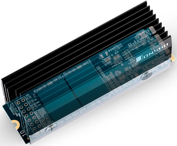 Система охлаждения для SSD JONSBO M201 Black; пассивная; M.2 2280