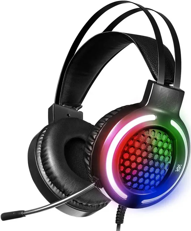 Гарнитура игровая Defender Pyro (64590***); оголовье (headband); 20 - 20 000 Гц; 32 Ом; 2,0 м; микро