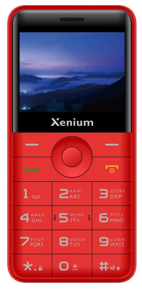 Мобильный телефон Philips Xenium X700 (CTX700RD) красный; 2.31"; TFT; 320x240; 0.3 Мп; 32 Мб/32 Мб; 1 700 мА/ч