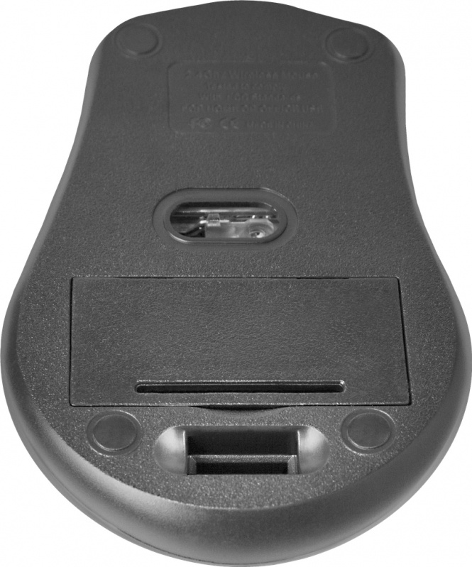 Мышь беспроводная Defender Datum MM-265 (52265); USB; оптический; 800/1200/1600 dpi; 4 кнопки; колесо-кнопка; 2xAAA; чёрный