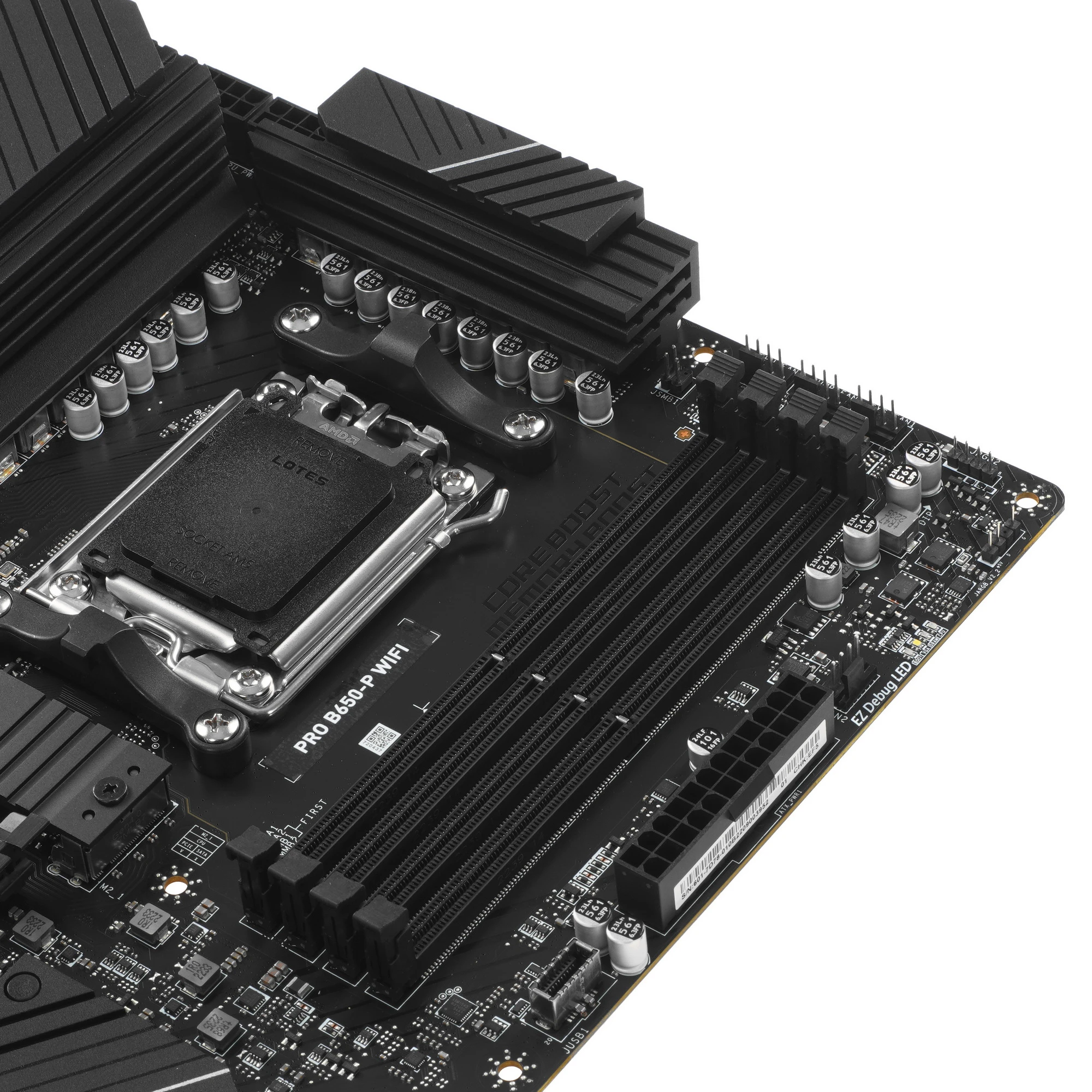 Материнская плата MSI B650-P WIFI (PRO B650-P WIFI); Socket AM5; ATX; AMD B650; 4хDDR5(7200); 4xPCI-E x16; 1xHDMI; 1xDP; 6xSATA 6Gb/s; Audio 8 ch; 2.5