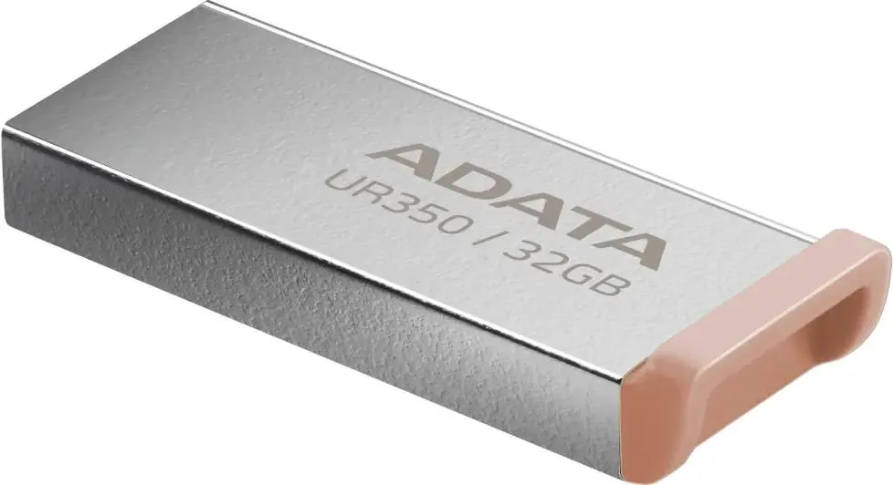 Накопитель USB-флэш 32 ГБ A-Data UR350 (UR350-32G-RSR/BG); USB 3.2 Gen 1; моноблок; метелл