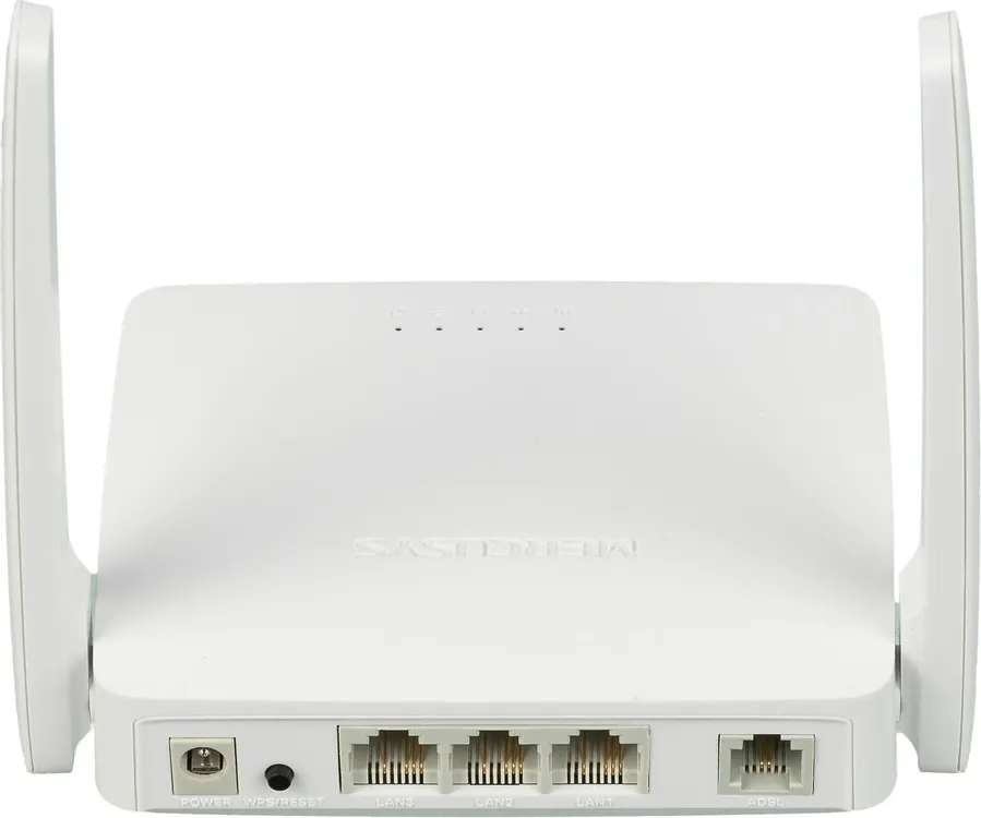 Маршрутизатор Mercusys MW300D***; 1x ADSL; 3xLAN 10/100 Мбит/с; 802.11b/g/n; 300 Мбит/с