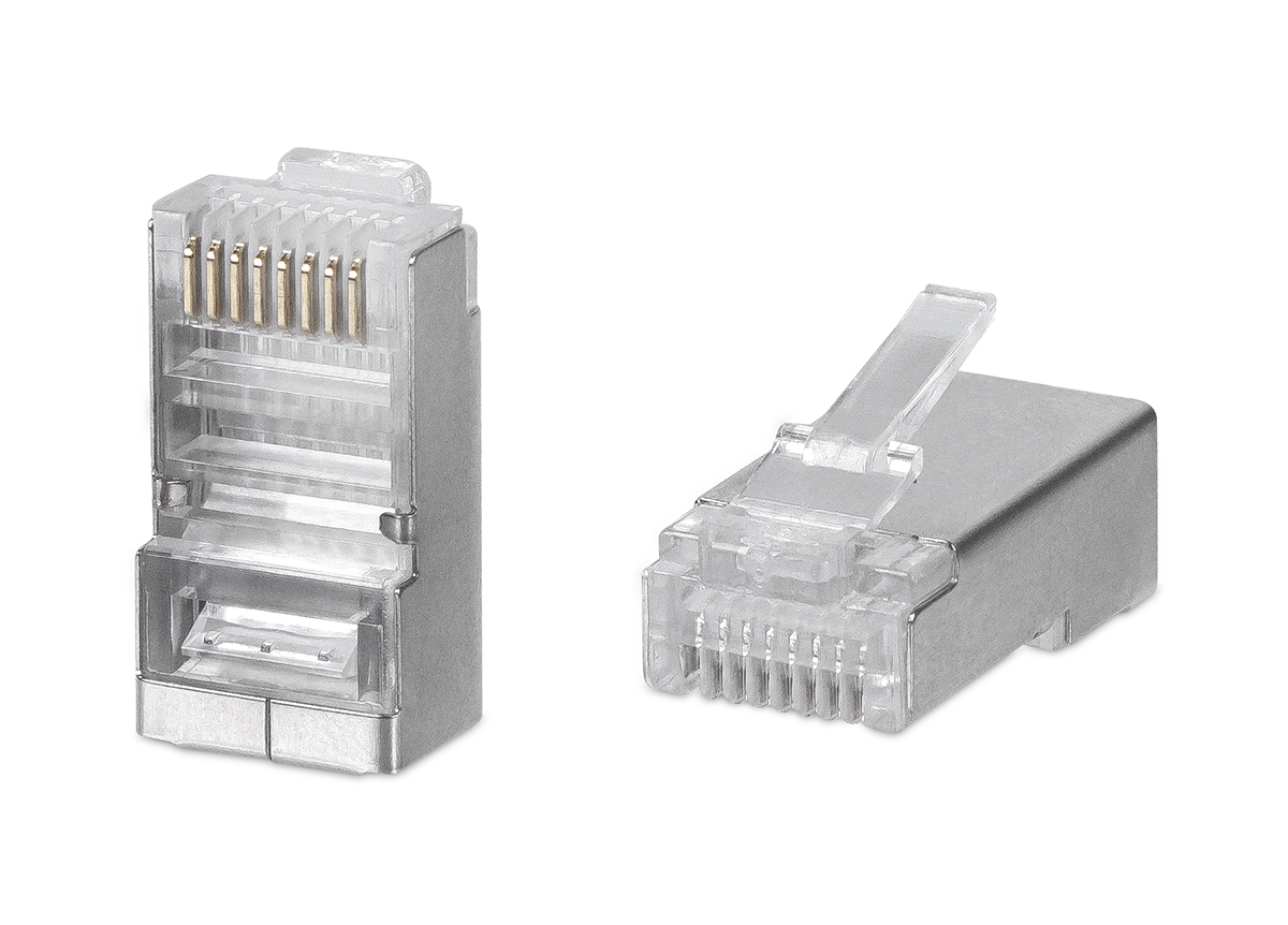 Коннектор RJ-45 ATcom; FTP Cat. 5е, экранированный