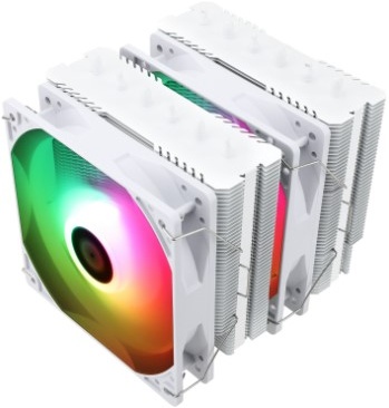 Кулер для процессора 120 мм Thermalright Peerless Assassin 120 White ARGB (PA120-SE-ARGB), 2x120 мм, 4 pin, ARGB, 1550 об/мин, белый, 265 Вт, 25.6 дБ,