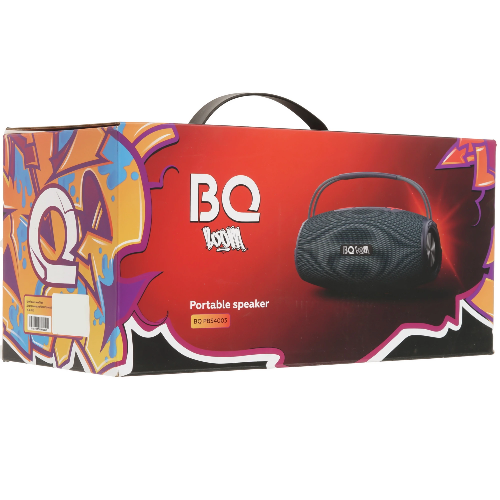 Акустическая система портативная BQ PBS4003 Khaki; 40 Вт; microSD, USB, AUX; BT 5.0; IPX5; регулятор