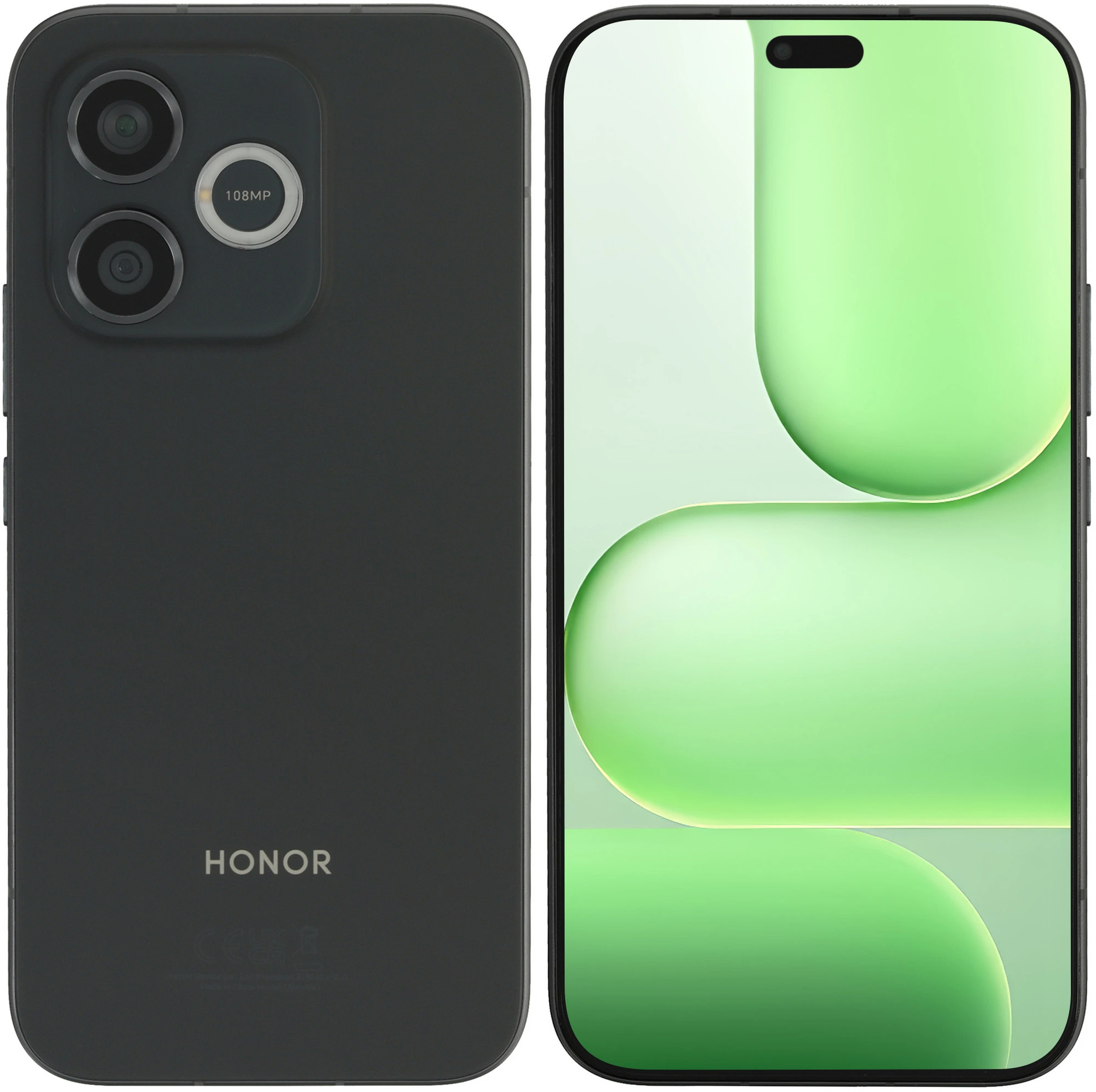 Смартфон 6.6" Honor 600 Lite 8 Гб/256 Гб черный, AMOLED 120 Гц, 2600x1200, MT Dimensity 7100 Elite 8 ядер 2.4 Ггц, 108+5 Мп/16 Мп BT6.0, Android 16, 6