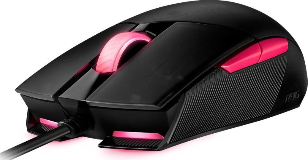 Мышь игровая Asus ROG Strix Impact II Electro Punk (90MP01U0-BMUA00***); USB; оптический; 6200 dpi; 