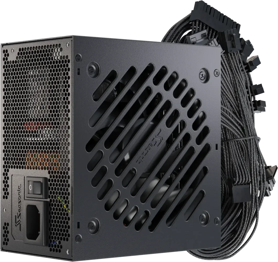 Блок питания 850 Вт Seasonic Core BC-850 Black (SRP-CBC851-A5A51JF); ATX; 1x24 pin; 2x8(4+4) pin; 1x16pin/3x6+2 pin PCI-E; 2xSata; 1xMolex; 80+ Bronze